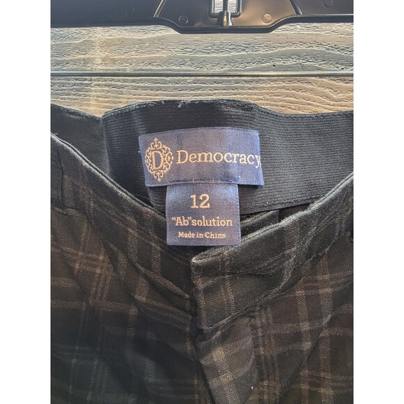 Democracy Size 12 Pants Absolution  Jegging Academia Plaid Goth - Picture 4 of 6